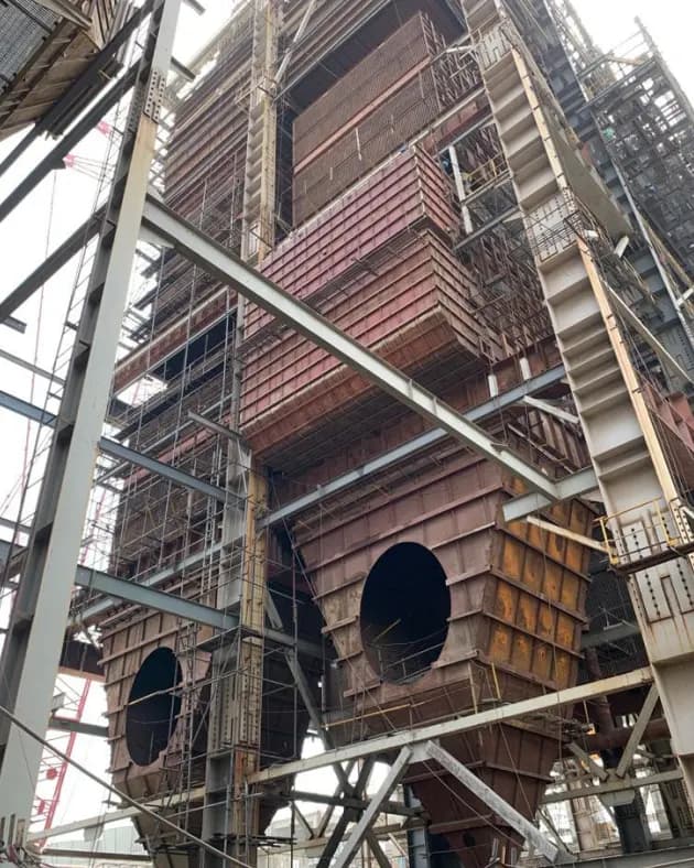 DCM Shriram, Jhagadia — 1×455 TPH reheat CFBC, Aaradhya EPC erection work (1)