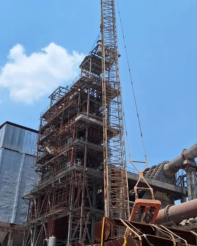 Deccan Cement, Bhavanipuram — 5.3 MW WHRS, Aaradhya EPC erection work (2)