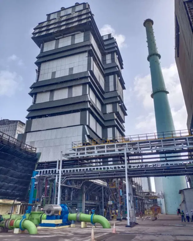 Indian Rayon, Veraval — 1×110 TPH CFBC, Aaradhya EPC erection work (1)