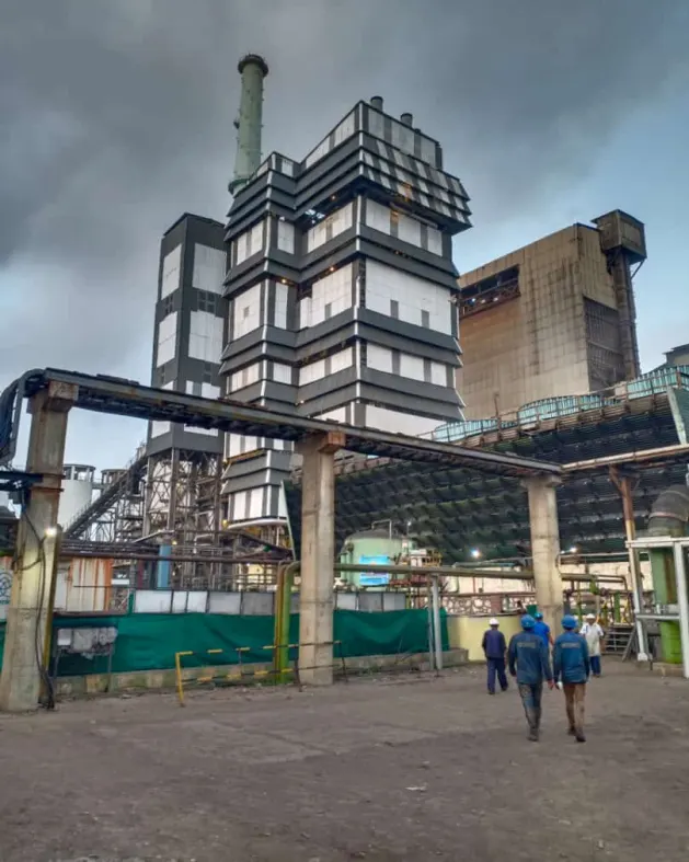 Indian Rayon, Veraval — 1×110 TPH CFBC, Aaradhya EPC erection work (3)