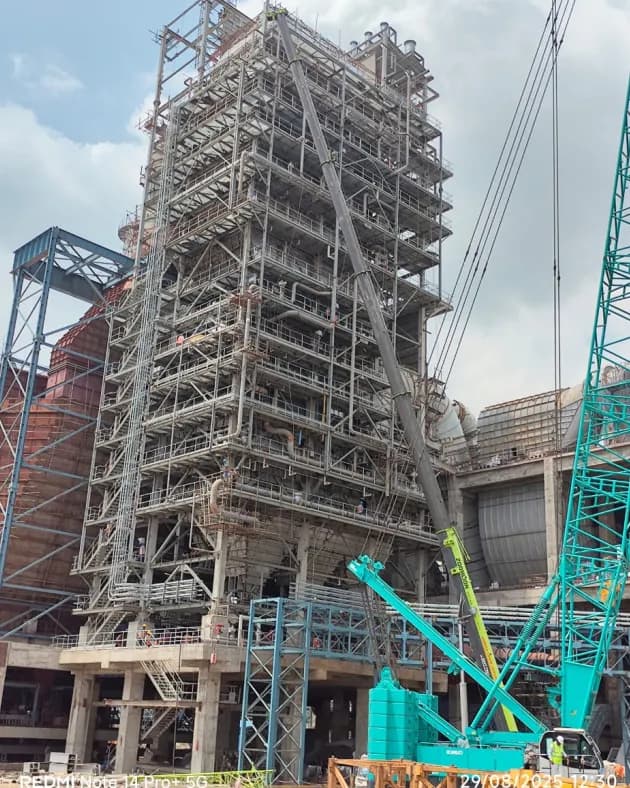JK Cement Works, Panna — 25.5 MW WHRS, Aaradhya EPC erection work (1)